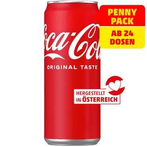 Coca Cola, Zero, Fanta - 0,33l (ab 24 Dosen 0,49€ pro Stück)