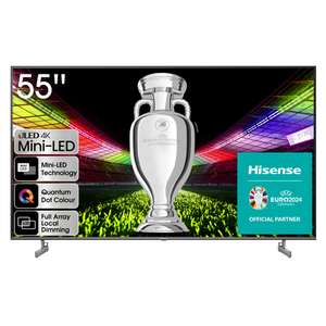 Hisense TV 55U6KQ – 55-Zoll-Mini-LED-Smart-TV-Fernseher, 4K, 60hz