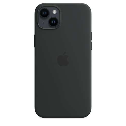 Apple iPhone 14 Plus Silikon Case mit MagSafe - Mitternacht