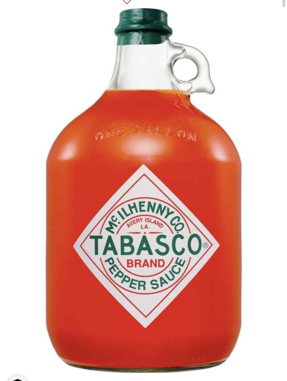 WIEDER VERFÜGBAR: Tabasco Habanero Hot oder Pepper) Sauce (3,780 ML) Gallone - MHD Aktion