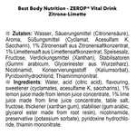 Best Body Nutrition Vital Drink ZEROP - Zitrone-Limette, zuckerfrei, 1:80 ergibt 40 Liter Fertiggetränk, 500 ml