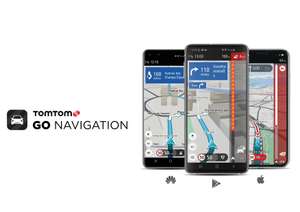 "TomTom GO Navigation-App 12 Monate" kostenlos (Neukunden / verlängert sich selbständig, daher Kündigung nicht vergessen)