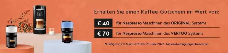 Nespresso VERTUO Pop 69€ + 70€ Gutschein