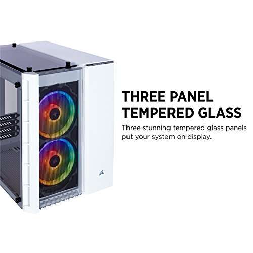 Corsair Crystal Series 280X RGB weiß, ATX Mini-Tower mit Glasfenster