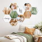 Lieblingsfoto: 8 Hexagon 27x23cm für 23,94€ inkl. Versand