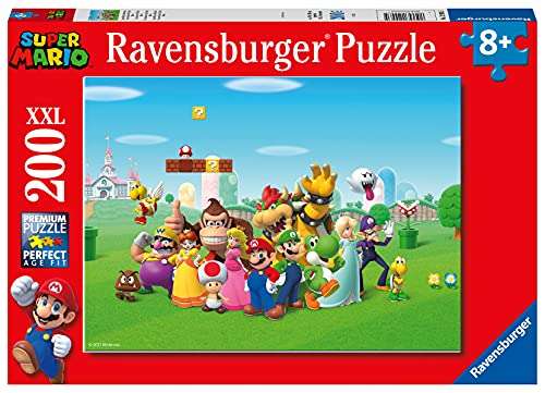 Ravensburger Kinderpuzzle Super Mario Abenteuer mit 200 Teilen