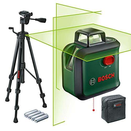Bosch DIY AdvancedLevel 360 Set Kreuzlaser inkl. Tasche + Zubehör