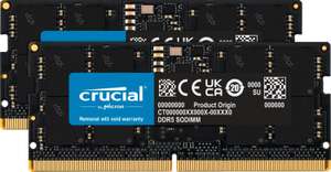 Crucial SO-DIMM Kit 16GB, DDR5-4800, CL40-39-39, on-die ECC