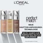L'Oréal Paris Make up, Flüssige Foundation mit Hyaluron und Aloe Vera, Perfect Match Make-Up, Nr. 6.5.N Desert, 30 ml