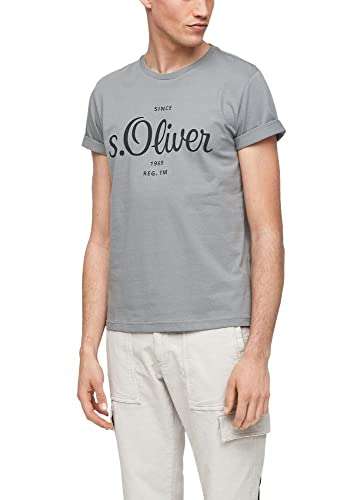 s.Oliver Herren T-Shirt Grau | Größe: S bis 3XL