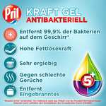 Pril 5+ Kraft-Gel Antibakteriell und Zitrone, Handgeschirrspülmittel flüssig, 450 ml