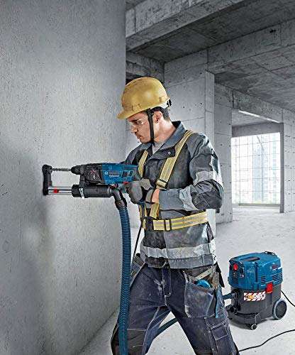 Bosch Professional Bohrhammer GBH 2-21 (mit SDS plus, inkl. Zusatzhandgriff, Maschinentuch, Tiefenanschlag, im Handwerkerkoffer)