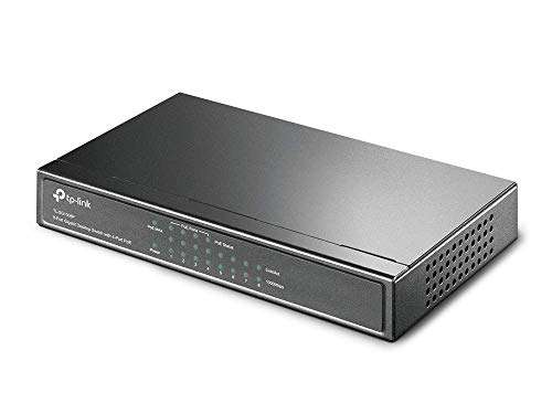 TP-Link TL-SG1008P Desktop Gigabit Switch, 8x RJ-45, PoE