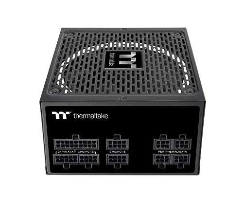 Thermaltake GF1 750W | PC-ATX-Netzteil | 80-Plus-Gold | voll-modular | leiser 140 Lüfter | EU Zertifiziert | schwarz