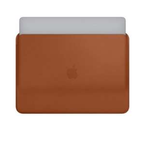 Original Apple MacBook Air / MacBook Pro 13.3" Lederhülle (sattelbraun)