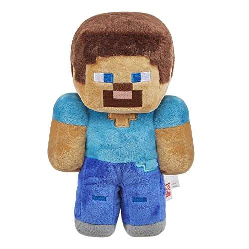MATTEL Steve Minecraft - Plüschfigur 21 cm,