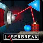 "LASERBREAK - Physics Puzzle" (Android) gratis im Google PlayStore - ohne Werbung / ohne InApp-Käufe -