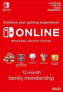 Nintendo Online-Familienmitgliedschaft - 12 Monate