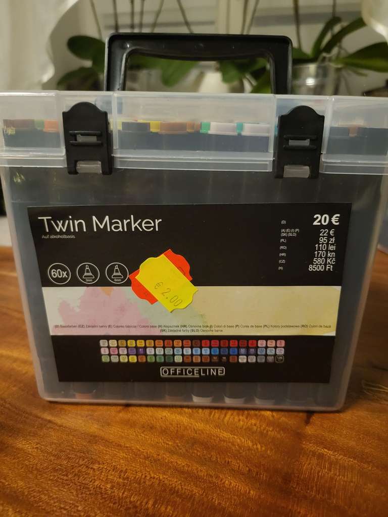 Tedi lokal / Twin Marker Set 60 Teilig