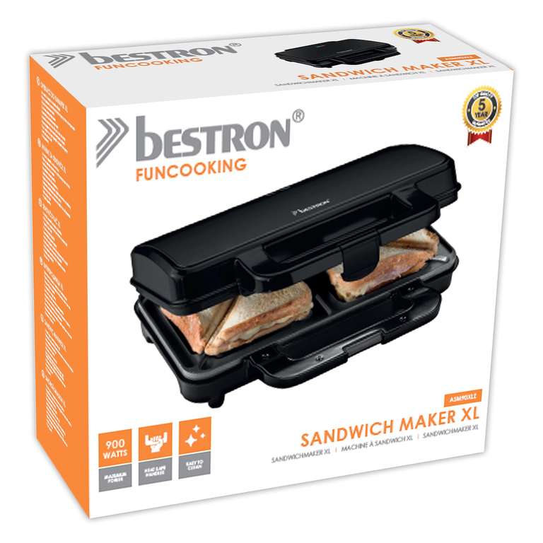 Bestron XL Sandwichmaker 900W
