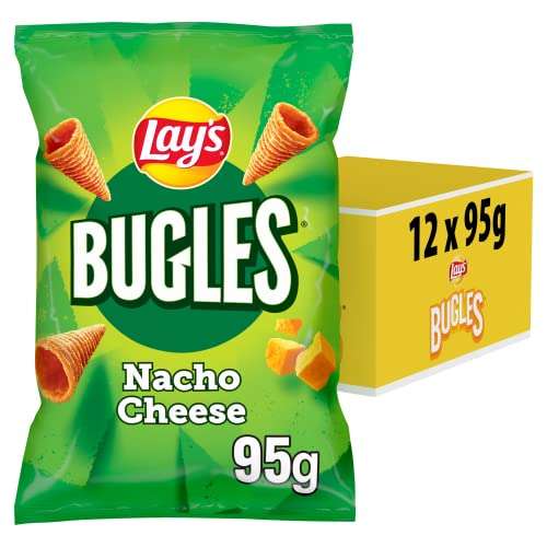 Lay's Bugles Nacho Cheese oder Original (12 x 95 g)