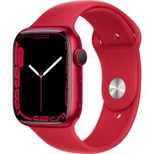 Apple Watch Series 7 (GPS) 45mm Aluminium PRODUCT(RED) mit Sportarmband PRODUCT(RED)