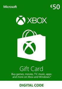 Xbox Live Guthabenkarten 10€ / 25€ / 50€ um 8,49€ / 21€ / 42€
