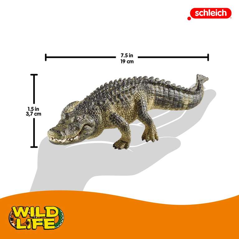 Schnapp dir den Schleich WILD LIFE 14727 Alligator bei Amazon für nur 6 ...