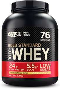 Optimum Nutrition ON "100% Whey Gold Standard" Proteinpulver (diverse Sorten, 2270g)