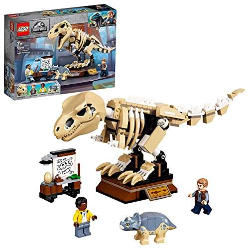LEGO Jurassic World - T-Rex-Skelett in der Fossilienausstellung