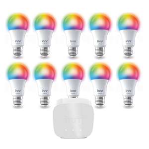 10x Innr Color Bulb E27 smart LED + Innr Bridge