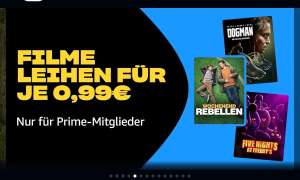 Amazon Prime Video 0,99€ Leihe für Prime Kunden