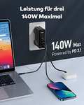Baseus GaN5 Pro Fast Charger 2C+U 140W + USB-C Kabel