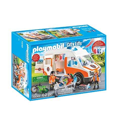 Playmobil City Life 70049 Rettungswagen mit Licht und Sound
