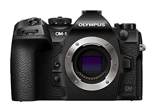 Olympus OM SYSTEM OM-1 Micro Four Thirds Systemkamera, 20 MP BSI Stacked Live MOS-Sensor, 1053 Kreuzpunkt-AF und 5-Achsen-Stabilisierung