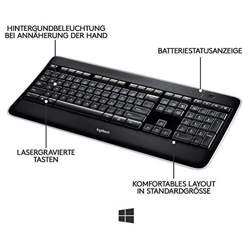 Logitech "K800" Wireless Illuminated Keyboard