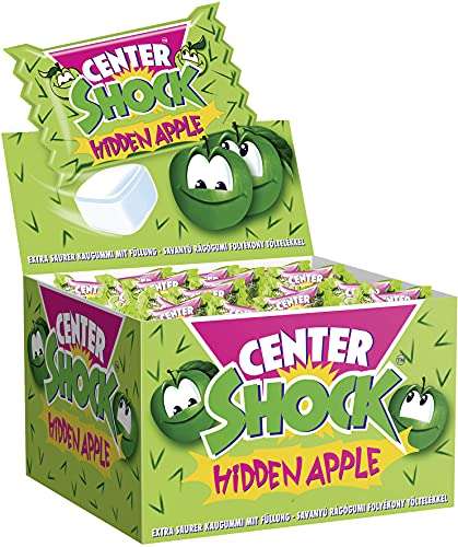 Center Shock Hidden Apple, Box mit 100 Kaugummis