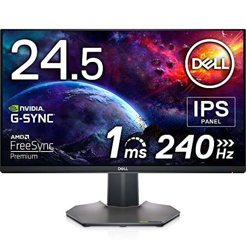 Dell S2522HG, 24.5" FHD Gaming Monitor, 240Hz