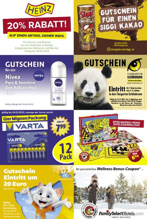 Gratis Nivea Deo & Siggi Kakao bei Heinz (+Gutschein Zoo Schönbrunn) | Gratis Nivea MagicBar Travelbox bei DM