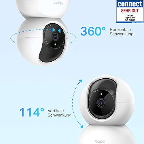 TP-Link Tapo C200 360°-WLAN-Überwachungskamera für den Innenbereich - personalisiert
