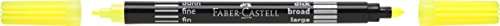 Faber-Castell 151109 - Doppelfasermaler 10er Etui, neon
