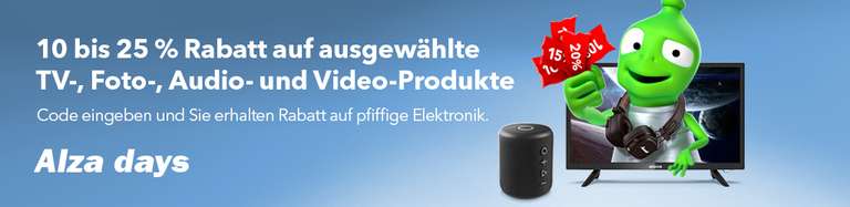 Alza: Bis zu 25% auf ausgewählte TV-, Foto-, Audio- und Video-Produkte z.B. Logitech G733 für 92,92€