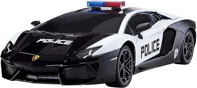 REVELL Lamborghini Aventador Police R/C Spielzeugfahrzeug, Schwarz/Weiß