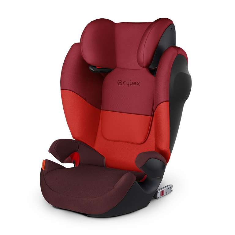 Cybex Silver Solution M-fix SL, Kindersitz (15-36 kg), mit Isofix, Rumba Red