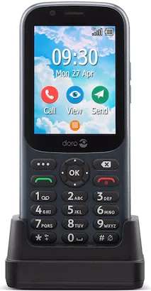 Doro "730X" modernes Senioren Dual SIM Mobiltelefon