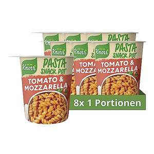 8x Knorr Pasta Snack Pot versch. Sorten ab 9,33€
