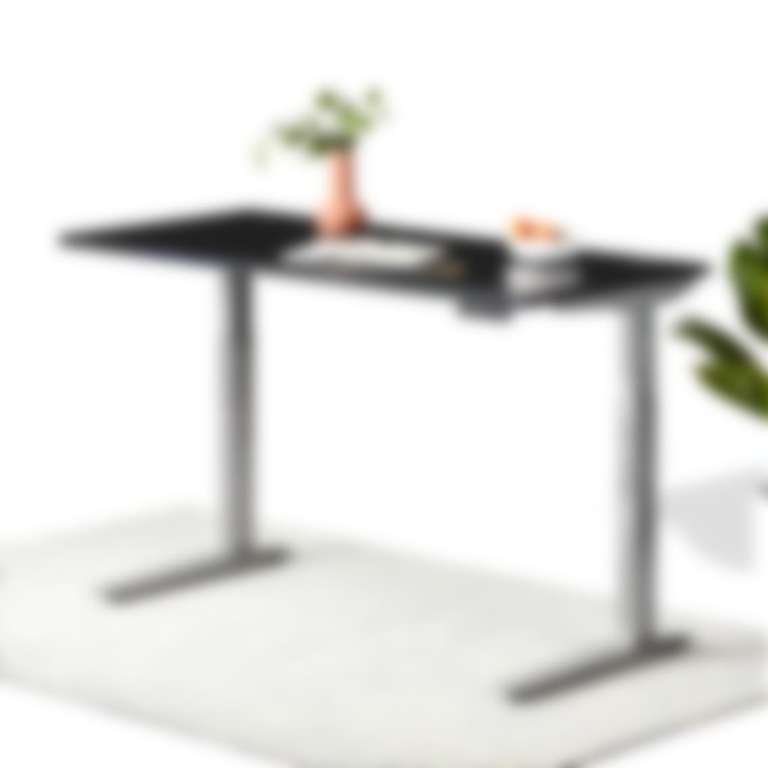 Fully Remi, höhenverstellbarer Schreibtisch mit Bambus-Tischplatte (100x80) und 15 Jahren Garantie