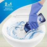 Sagrotan WC-Reiniger Ozeanfrische – 2in1 Reinigungsmittel mit Antischmutzfilm für langanhaltende WC-Frische – 4 x 750 ml