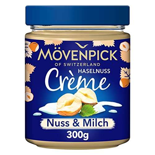 Mövenpick Haselnuss Crème "Nuss & Milch", "Nuss & Kakao" oder "Nuss-Nougat", 300g