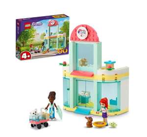 LEGO Friends 41695 Tierklinik, Tierarzt-Spielzeug für Kinder ab 4 Jahren